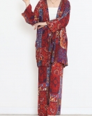 Kimono Takım Bordo - 10553.1095.