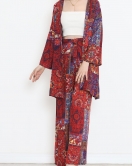 Kimono Takım Bordo - 10553.1095.