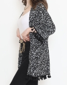 Desenli Kimono Siyahbeyaz - 2492.555.