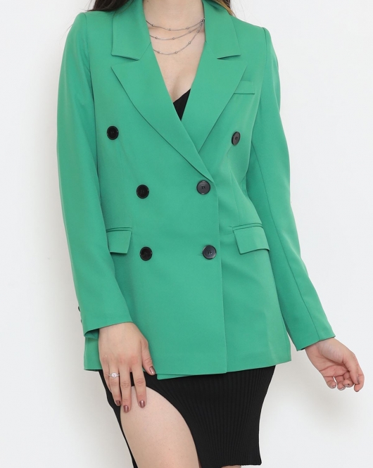 Blazer Ceket Yeşil - 80027.683.