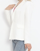 Blazer Ceket Beyaz - 18851.1247.