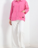 Worker Denim Ceket Pembe - 2374.1367.