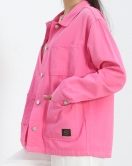 Worker Denim Ceket Pembe - 2374.1367.