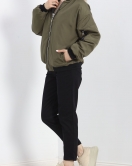 Unisex Bomber Ceket Haki - 20362.1761.