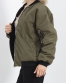 Unisex Bomber Ceket Haki - 20362.1761.