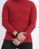 Yarım Balıkçı Kaşkorse Erkek Sweat Bordo - 20362.200.