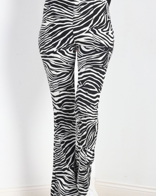 Desenli İspanyol Pantolon Zebra - 20549.1595.