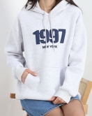 Kot Nakışlı Oversize 3 İplik Sweat Gri - 2442.336.