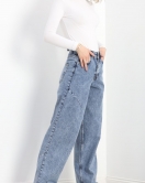 Baggy Jean Kot Pantolon Mavi - 20891.1184.