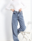 Baggy Jean Kot Pantolon Mavi - 20891.1184.