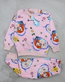 4-12 Yaş Şardonlu Çocuk Pijama Takımı Pembe - 30183.904.