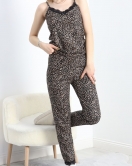 3'Lü Set Pijama Takımı Leopar - 30164.1050.