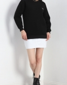 3 İplik Baskılı Unisex Sweat Siyah - 30190.1878.